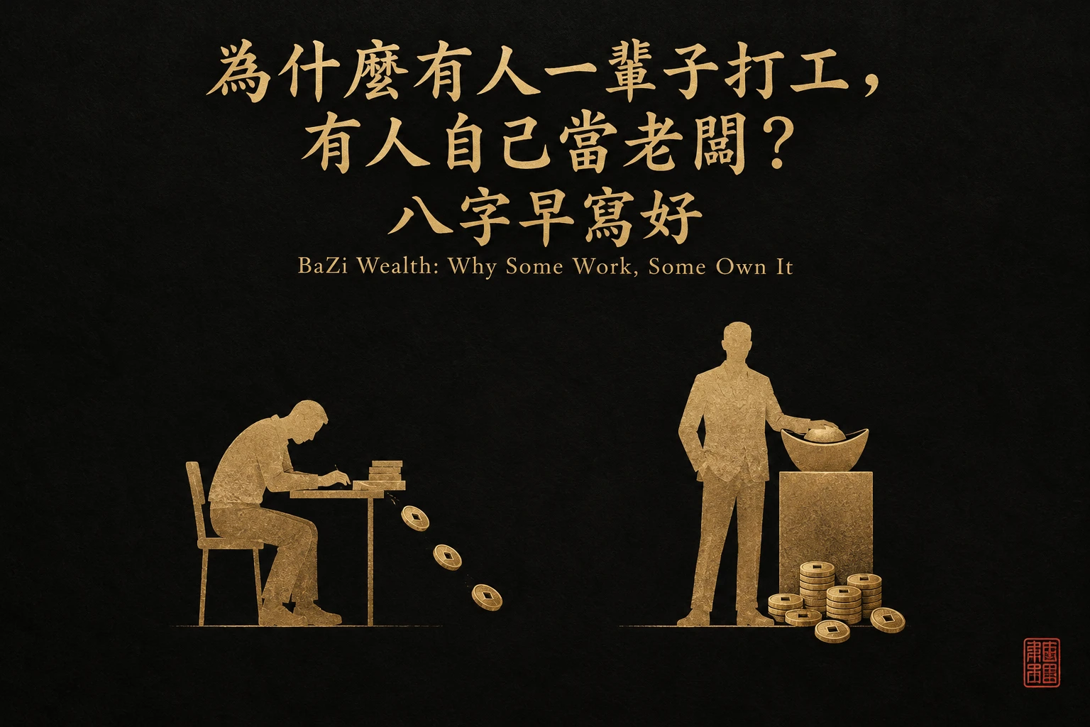 BaZi wealth position concept, four pillars wealth star placement, Chinese astrology money