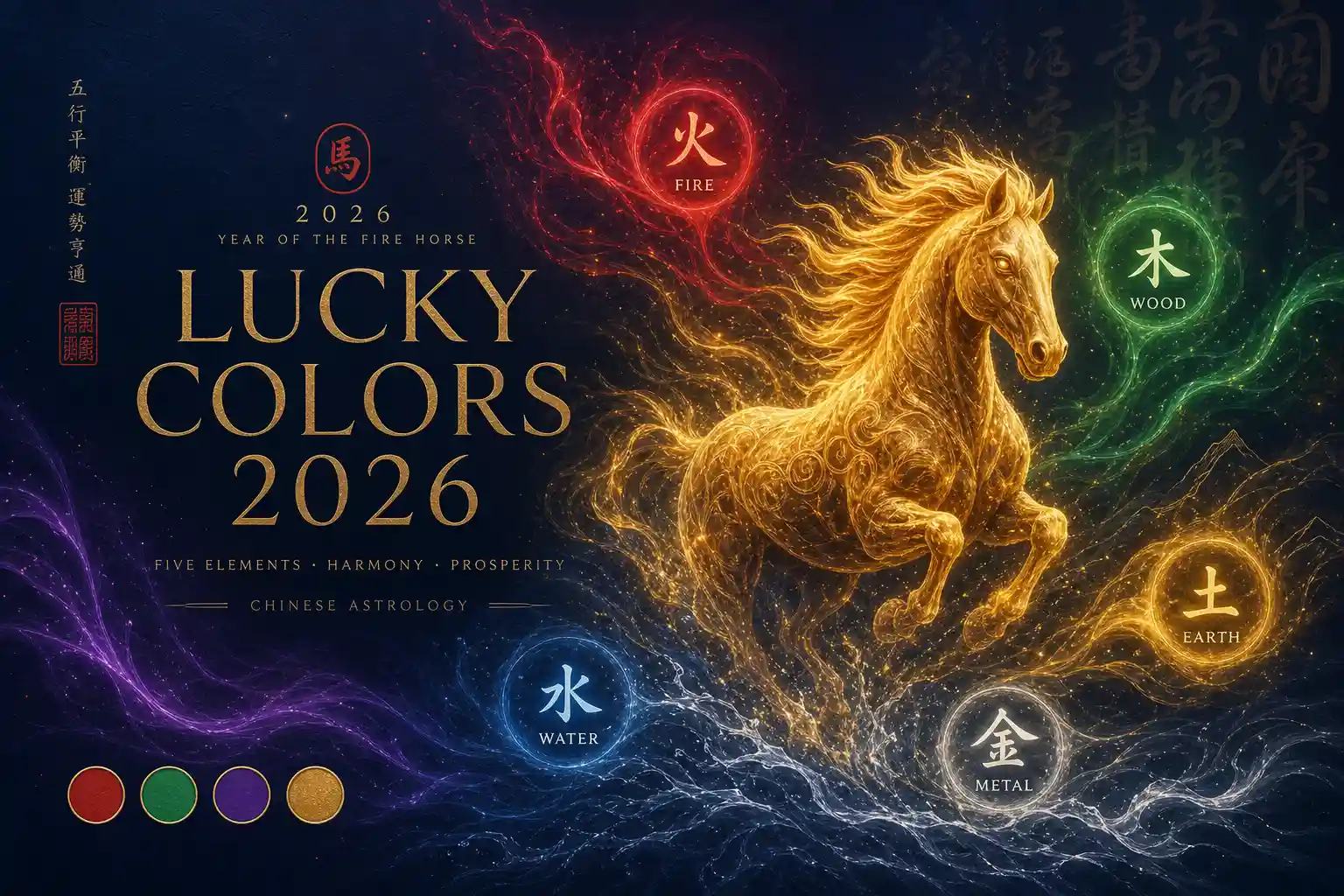 2026 年幸運色彩:火馬年該穿什麼?